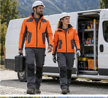 Todo terreno: Capa interior · pantalón con rodilleras · chaqueta técnica · Construcción y mantenimiento