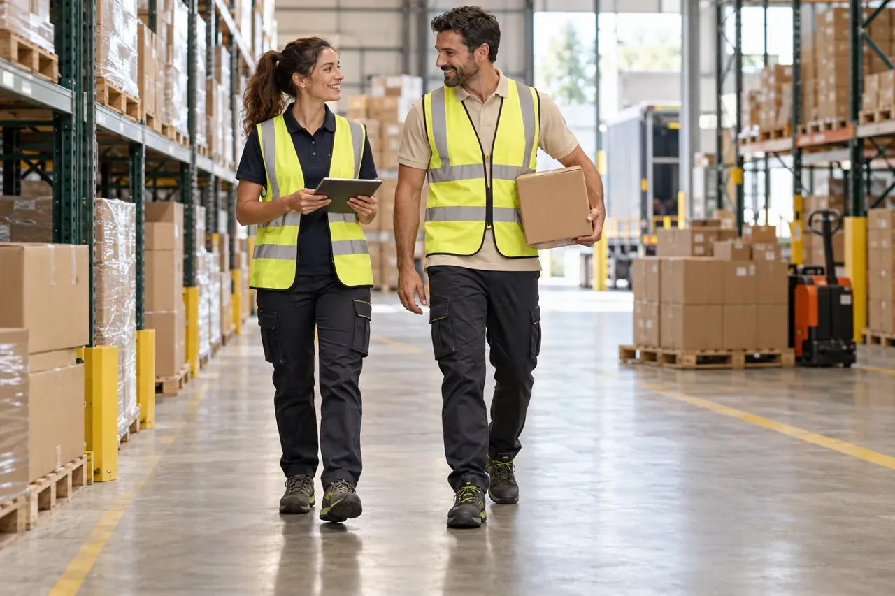 Listos para cada movimiento, propuesta de uniforme de hombre y mujer